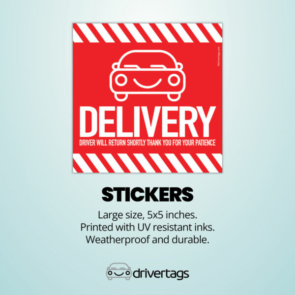 Delivery Driver Stickers