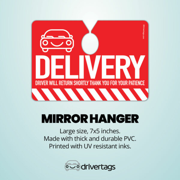 Delivery Driver Mirror Hanger