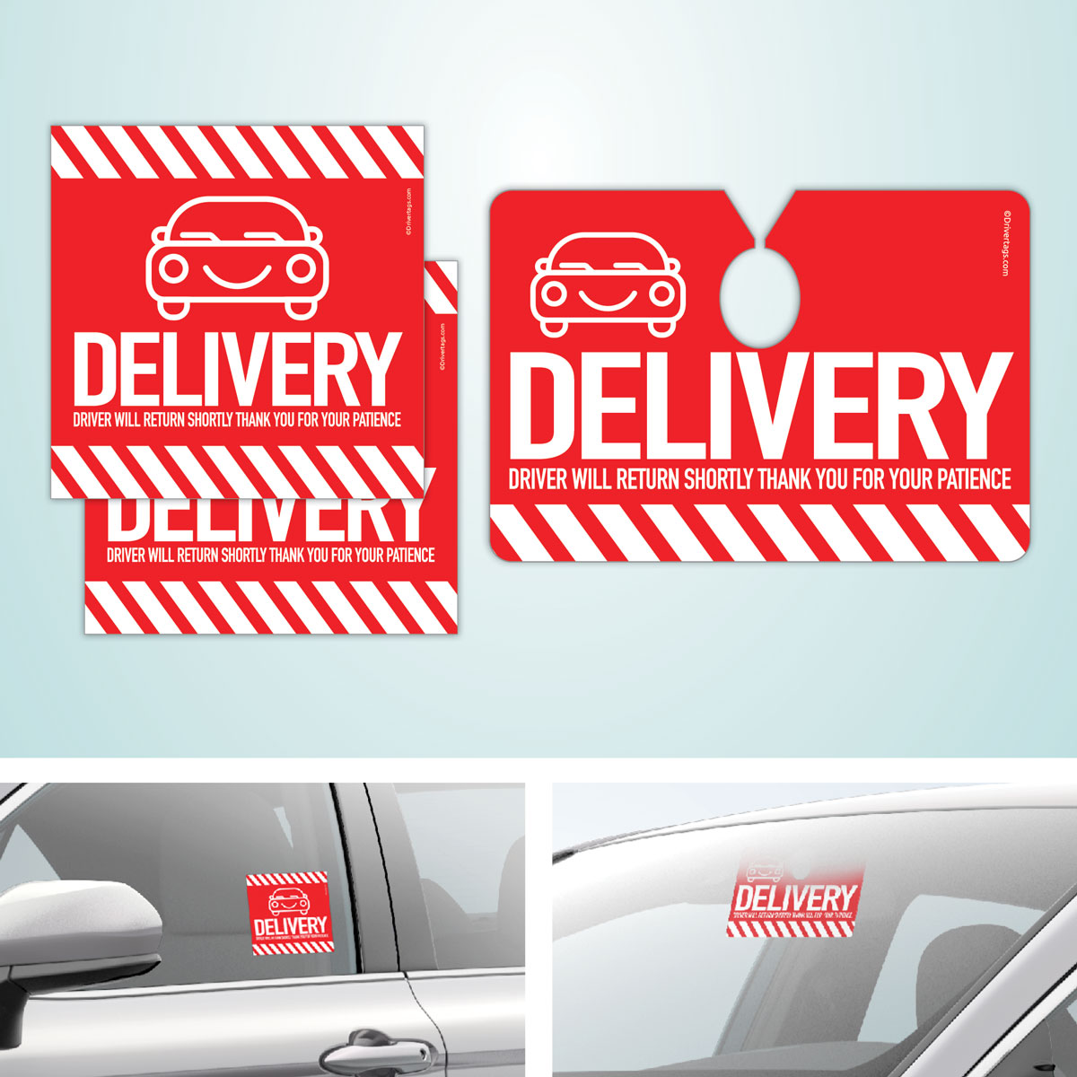 Delivery Signs Drivertags