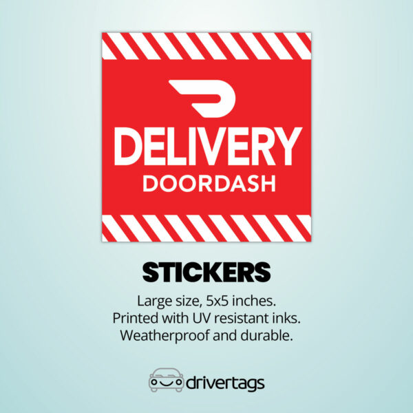 Doordash Signs Stickers