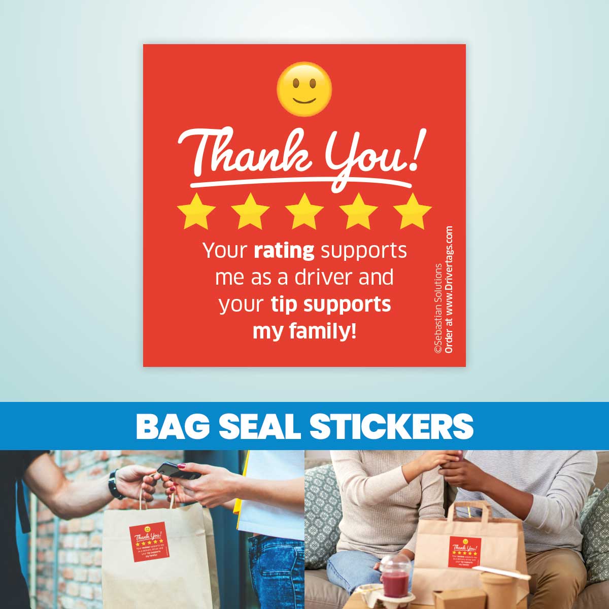 Bag Seal Stickers